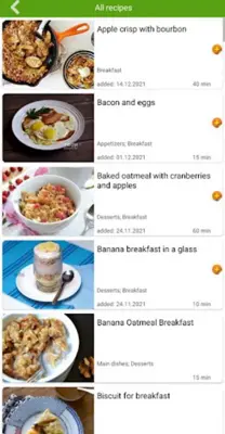 Breakfast recipes android App screenshot 2